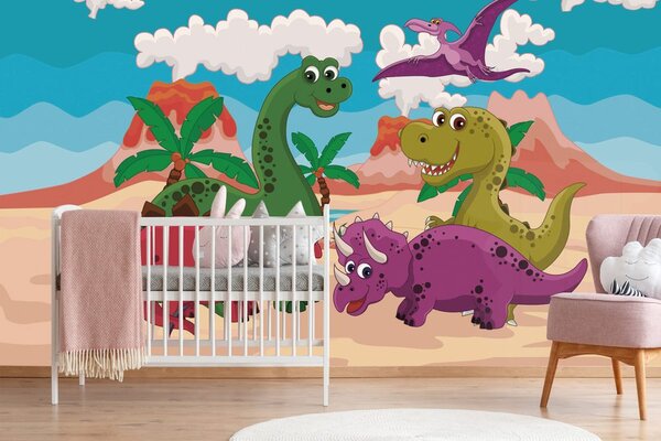 Tapet lumea dinozaurilor