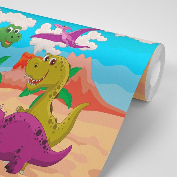 Tapet lumea dinozaurilor