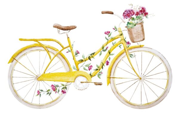 Tapet ilustrația bicicletei retro