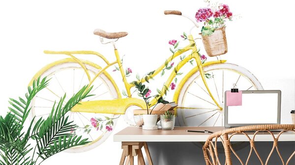 Tapet ilustrația bicicletei retro