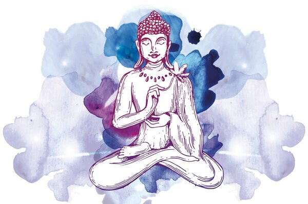Tapet ilustrația lui Budha