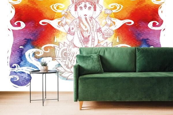 Tapet Ganesha hinduistic
