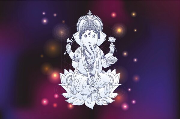 Tapet Ganesha budhistic