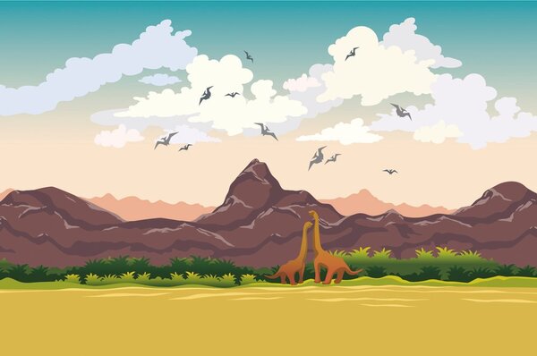 Tapet pământul dinozaurilor