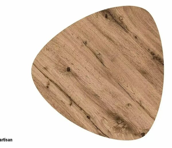 Set 2 masute cafea TWIN, stejar artisan/negru