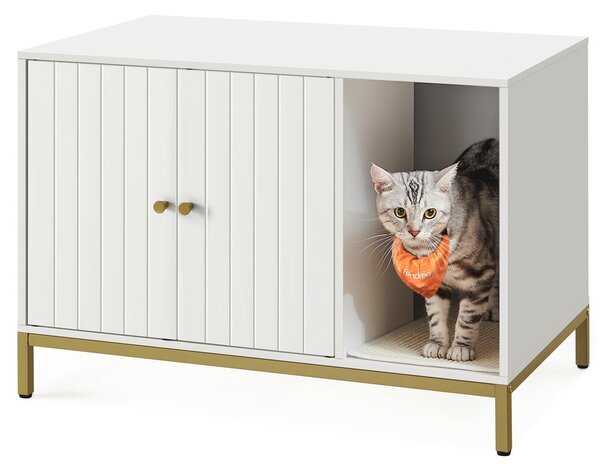 Litiera Alb Feandrea 80x50x55 cm