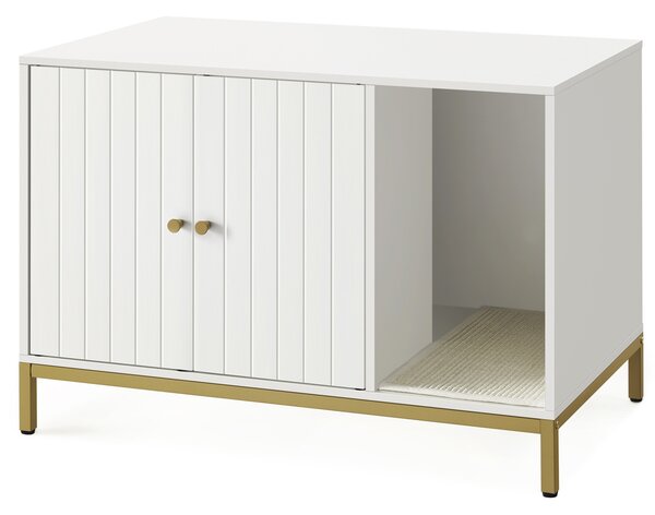 Litiera Alb Feandrea 80x50x55 cm