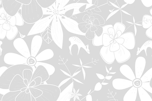 Tapet flori delicate înflorite