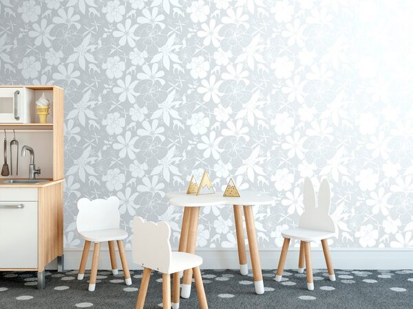 Tapet flori delicate înflorite