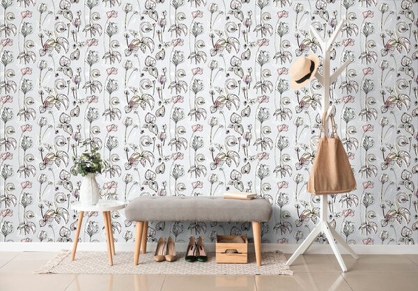 Tapet flori frumoase vintage