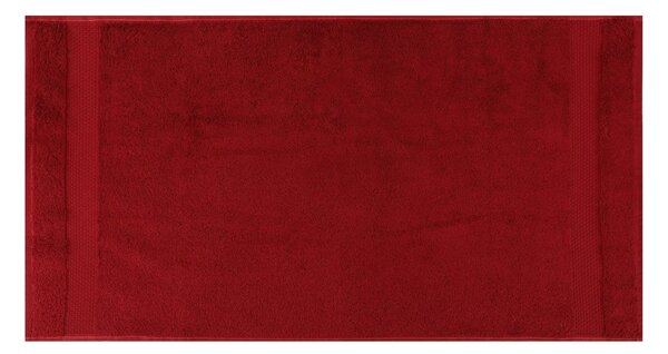 Set 4 prosoape baie 801, rosu, bumbac, 70x140 cm