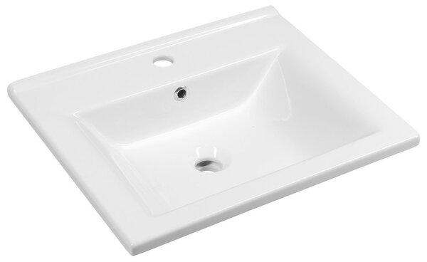 Aqualine Aqualine, chiuveta mobila ceramica ZUNO 55 55x45cm, alb, 9055