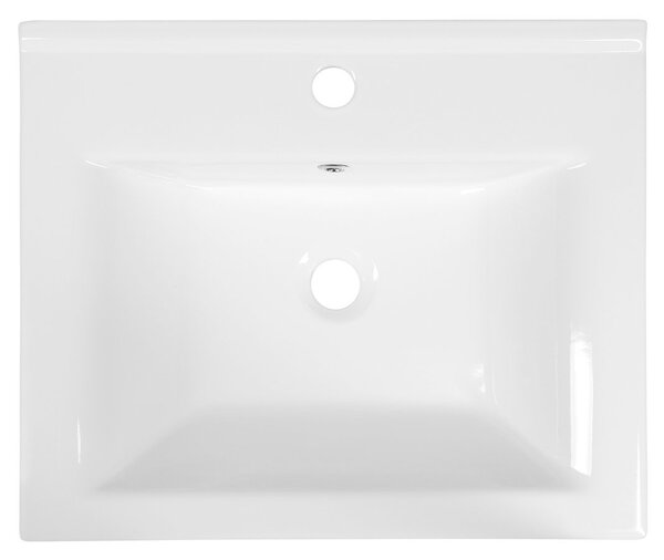 Aqualine Aqualine, chiuveta mobila ceramica ZUNO 55 55x45cm, alb, 9055