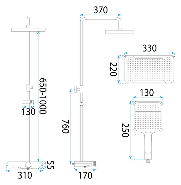 Set dus REA Bari Titanium