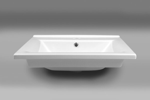 Aqualine Aqualine, chiuveta mobila ceramica ZUNO 55 55x45cm, alb, 9055