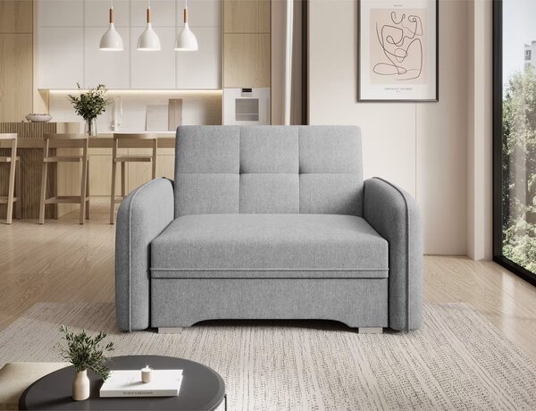 Fotoliu extensibil LAINE, gri deschis