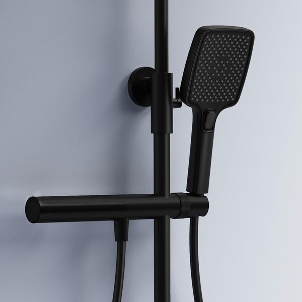 Set dus cu termostat REA Pedro Black