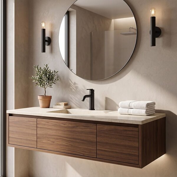 Baterie pentru baie Rea Ontario Black