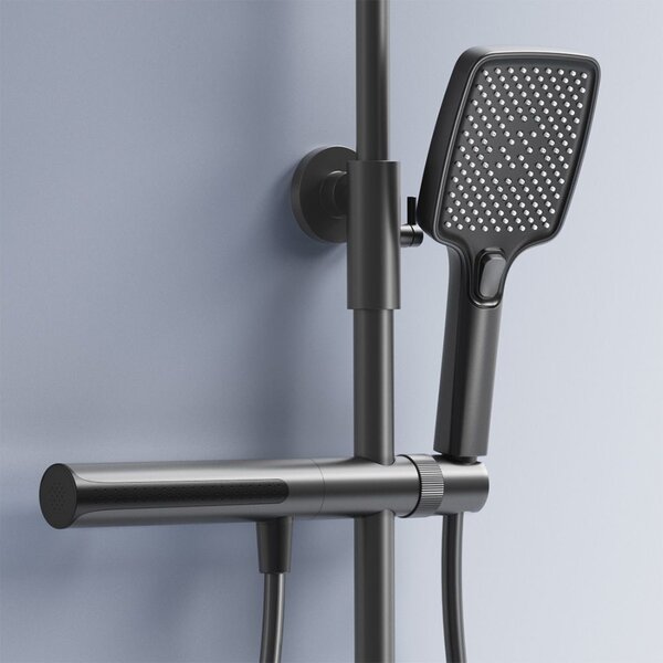 Set dus cu termostat REA Pedro Titanium