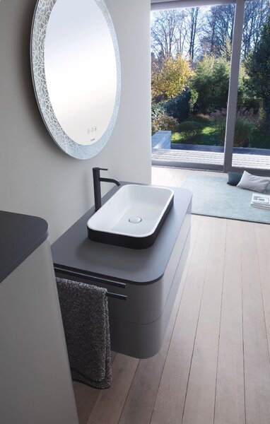 Duravit C.1 baterie lavoar stativ negru C11030002046