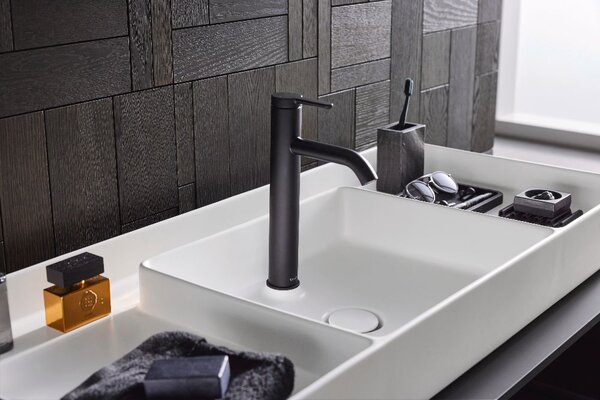 Duravit C.1 baterie lavoar stativ negru C11030002046