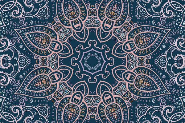 Tapet Mandala cu atingere indiană