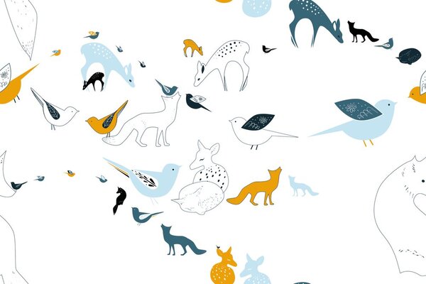 Tapet animale de pădure