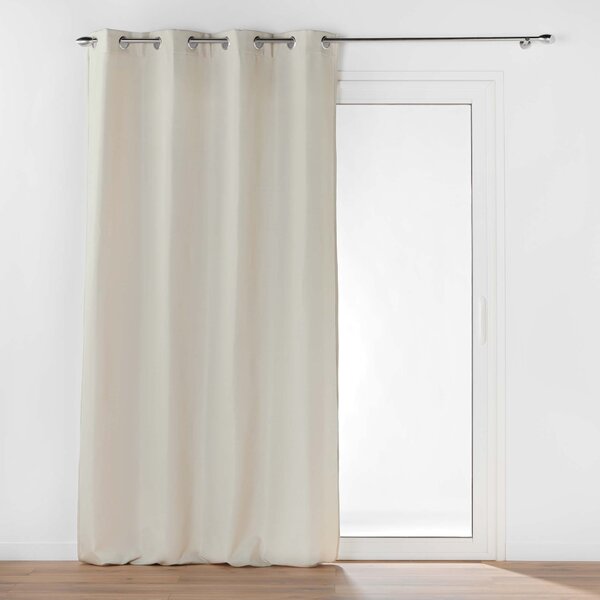 Perdea termică cu inele, strat dublu din microfibră, 135 x 260 cm