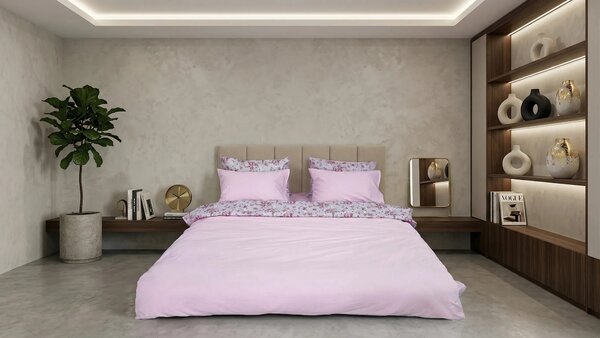 Lenjerie de pat Cotton Pro 100% bumbac – imprimare digitală (Rose Harmony)