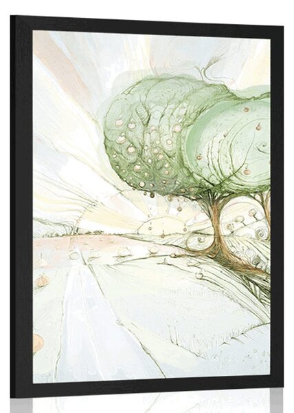 Poster natura abstractă