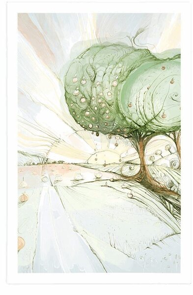 Poster natura abstractă