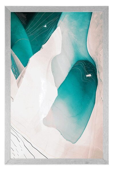 Poster munții abstracți