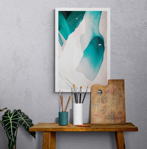 Poster munții abstracți