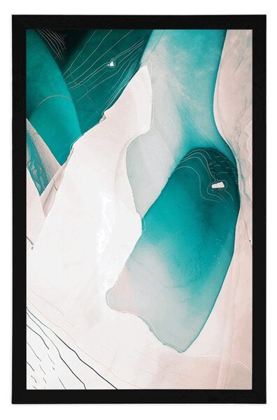 Poster munții abstracți