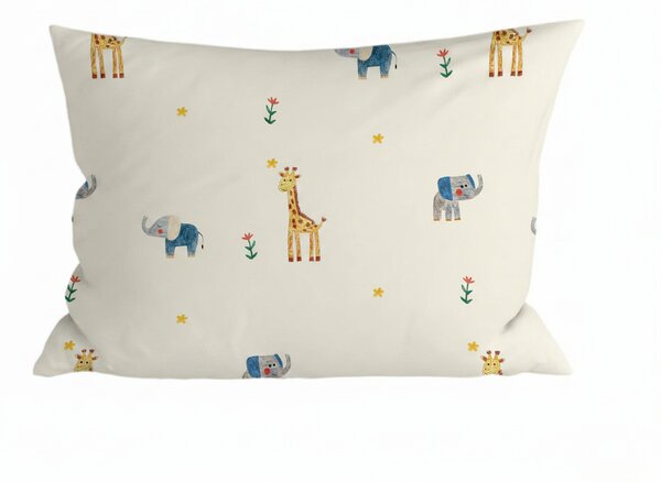 Husa de perna din bumbac LITTLE SAFARI 40x60 cm, colorat