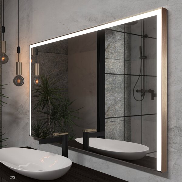Daramio Oglindă de baie cu iluminare LED F3
