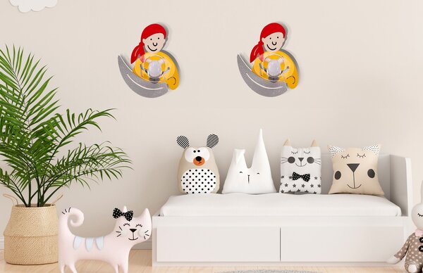 Lampa de perete PIRATE YELLOW 4717