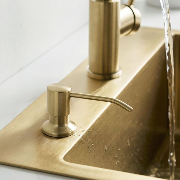 Dispenser chuveta pentru detergent Rea LON Brush Gold
