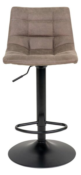 Scaune de bar maro deschis cu înălțime ajustabilă 2 buc. tapițate (înălțime șezut 63 cm) Middelfart – House Nordic