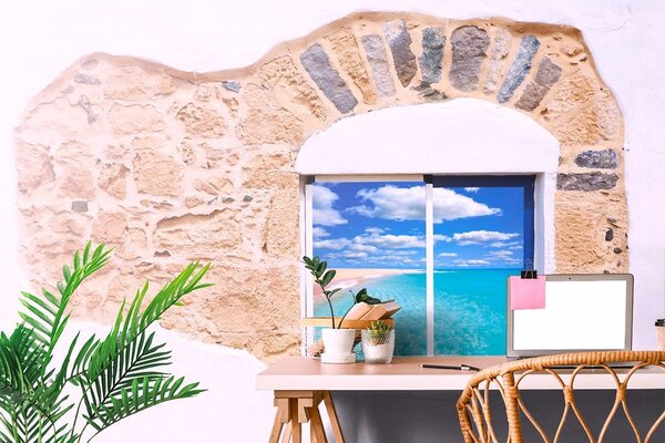 Tapet cu vedere la mare