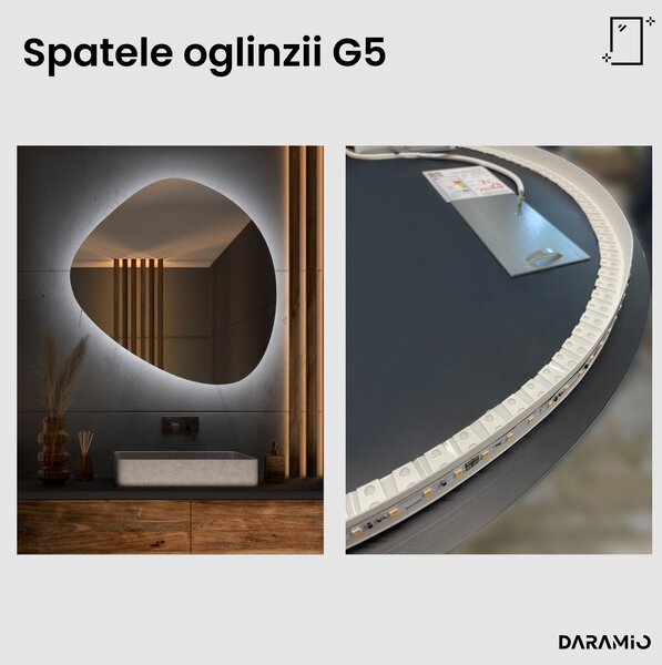 Oglindă atipică cu iluminare LED G5