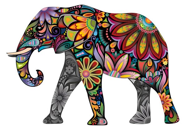 Tapet elefant plin de armonie