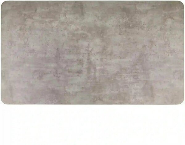 Masa HALIFAX, gri beton/negru, 160x90x76 cm