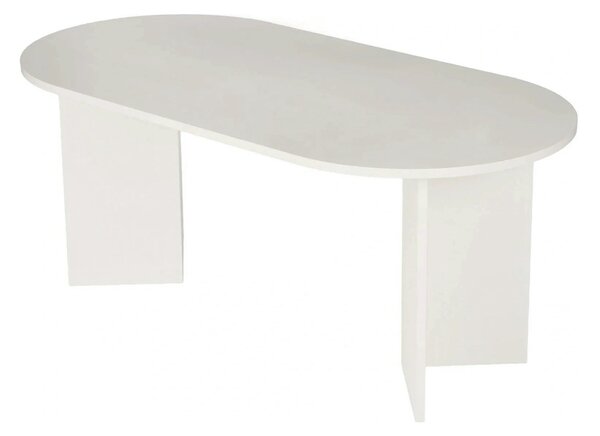 Masa SABLIN, alb, PAL laminat, 180x90x75 cm