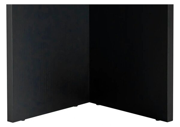 Masa SABLIN, negru, PAL laminat, 180x90x75 cm