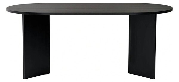 Masa SABLIN, negru, PAL laminat, 180x90x75 cm