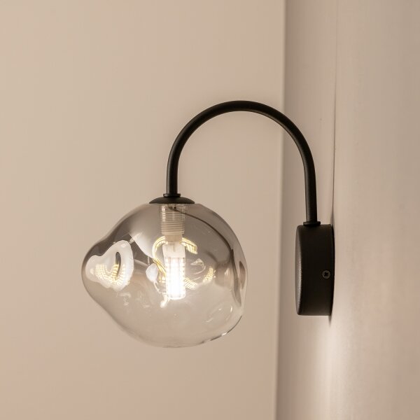 BRILAGI - Lampă de perete VULCANO 1xG9/8W/230V negru/negru fumuriu
