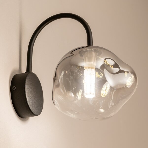 BRILAGI - Lampă de perete VULCANO 1xG9/8W/230V negru/negru fumuriu