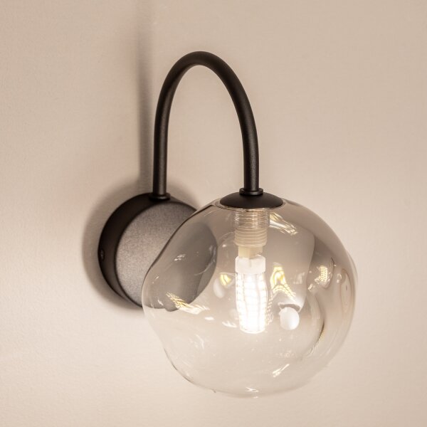 BRILAGI - Lampă de perete VULCANO 1xG9/8W/230V negru/negru fumuriu