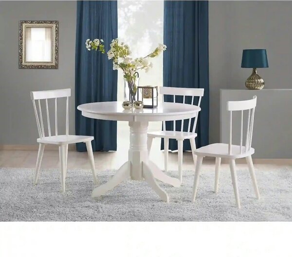 Masa alba living GLOSTER, 106x106x75 cm